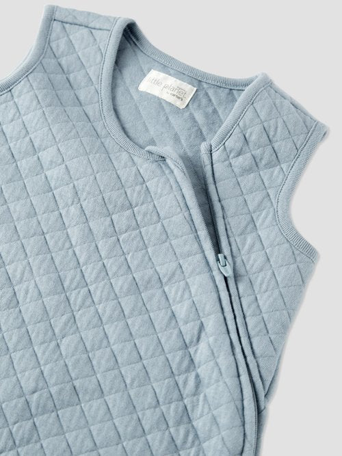 little planet by carter's Baby Wearable Blanket made with Organic Cotton, Blue Creek, Medium