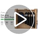 Moucas 2-Pack 43-Inch Garment Bags for Suits & Jackets