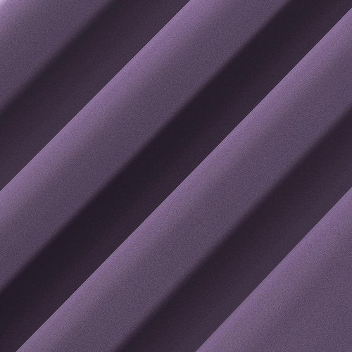 Sun Zero Rianna Theater Grade Extreme 100% Total Blackout Rod Pocket Curtain Panel, Amethyst Purple, 40" W x 63" L (1 Panel)