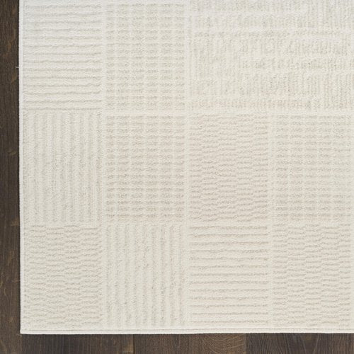 Nourison Home Nordic Ivory 2' x 6' Area Rug - Easy Clean, Non Shedding, Bed Room, Living Room, Dining Room, Kitchen (6' Runner)