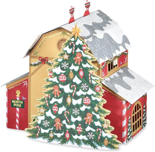 American Greetings Christmas Decoration - Magic Moments Santa's Workshop Design