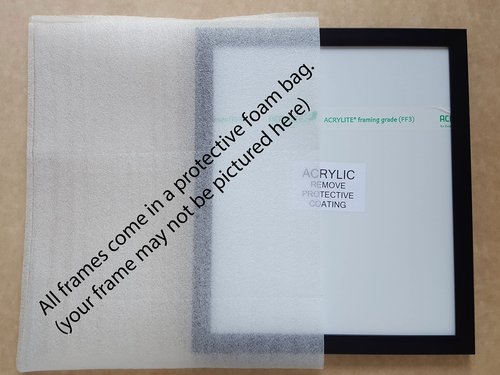 17x23 Mahogany Color Golf Flag Frame, Moulding brn-002, New Fairway Green Mat (holds 14x20 PGA, Ryder Cup, US Open Golf Flags; flag not incl) UPDATED JULY 2025