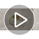 Self-Adhesive Stainless Steel Towel Ring - Modern Oval Design
