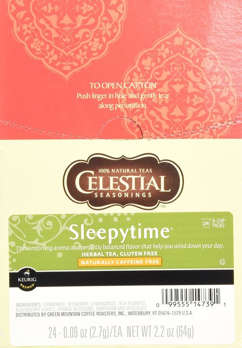 Celestial Seasonings Sleepytime Herbal Tea, K-Cup Portion Pack for Keurig K-Cup Brewers, 96 Count