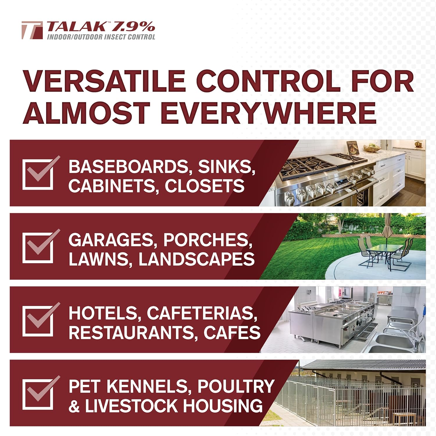 Atticus Talak Insect Control - Bifenthrin Concentrate for Indoor/Outdoor Use (32 Ounce)