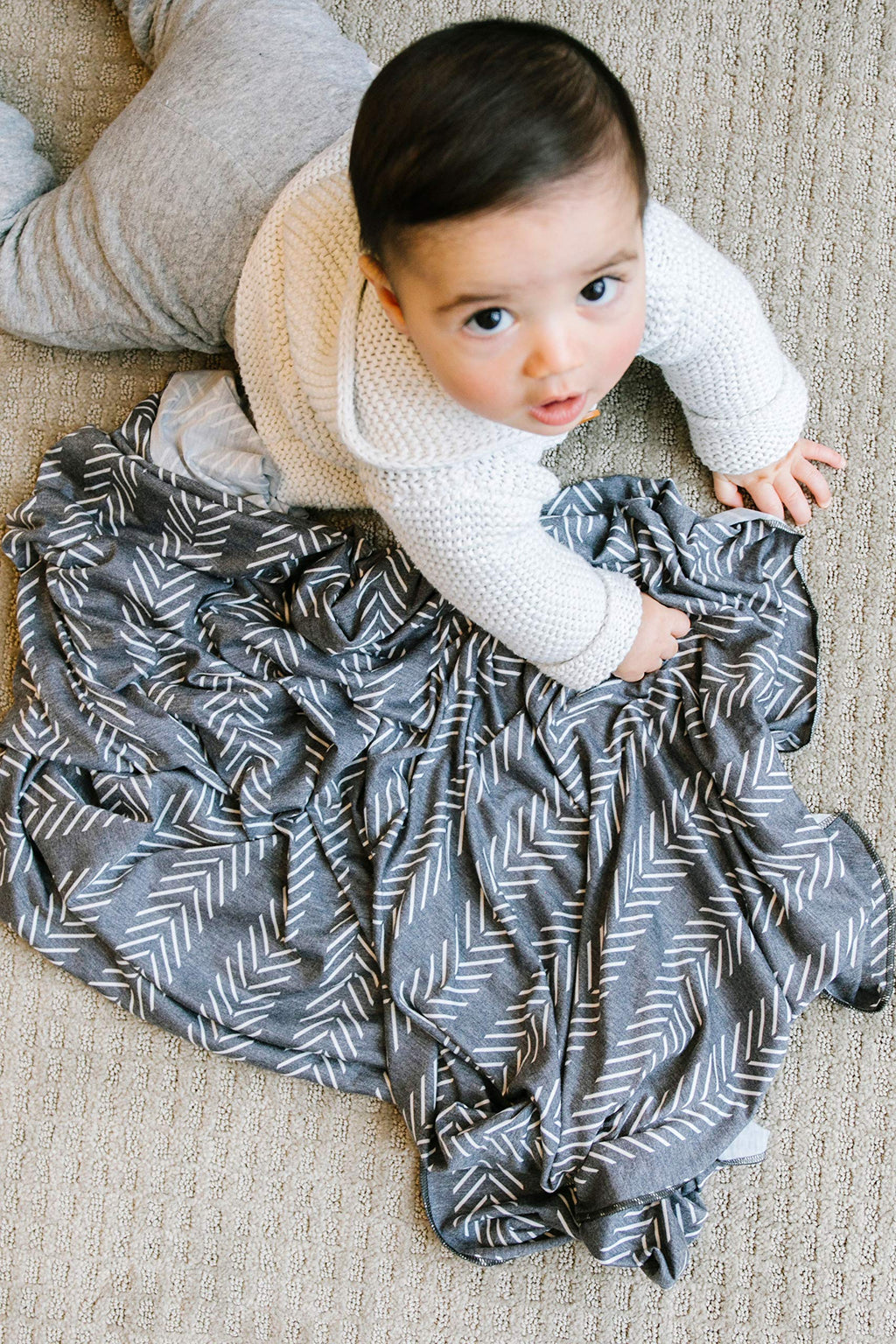 Copper Pearl Large Premium Knit Baby Swaddle Receiving Blanket Canyon