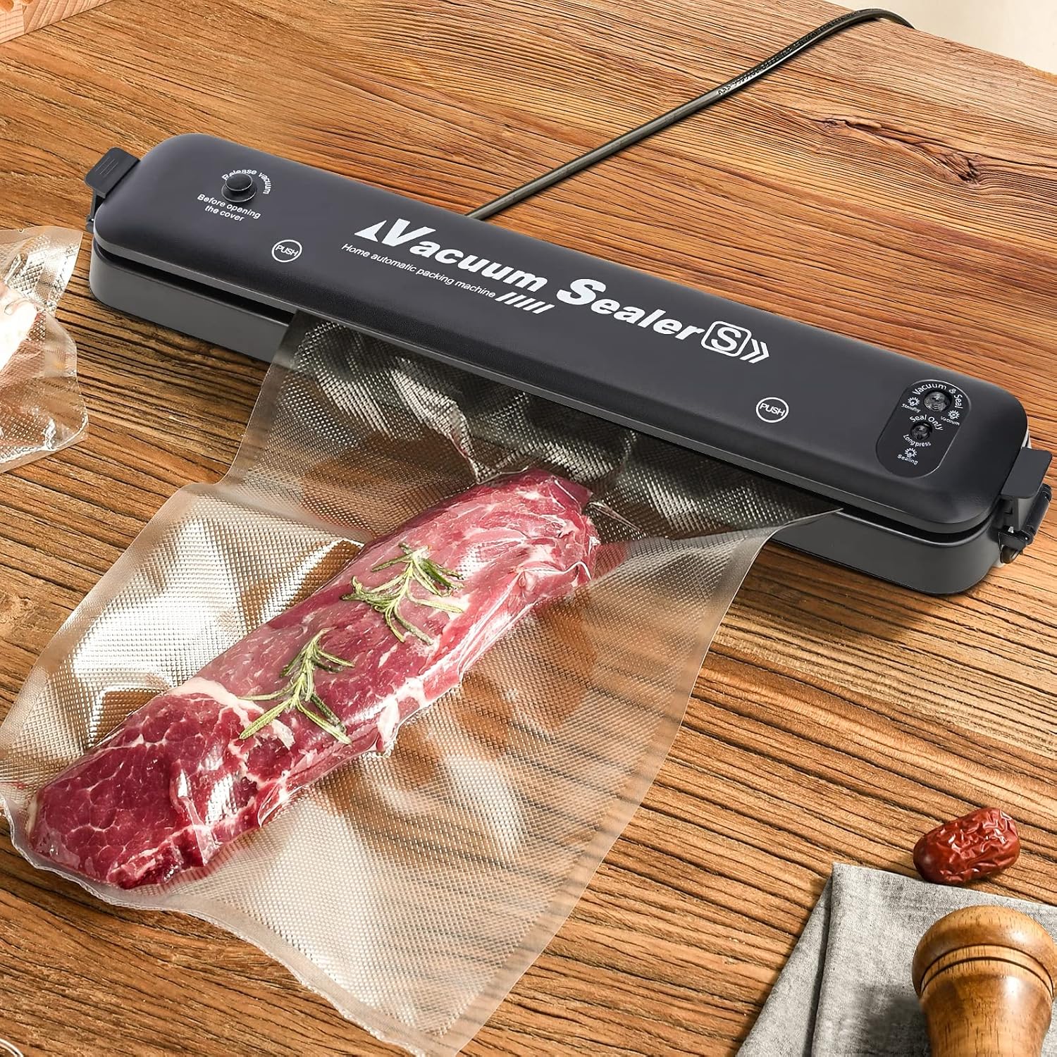 W&Y Vacuum Sealer Rolls - BPA-Free Commercial Grade 6” x 20’ Bags for Freezer Storage & Sous Vide