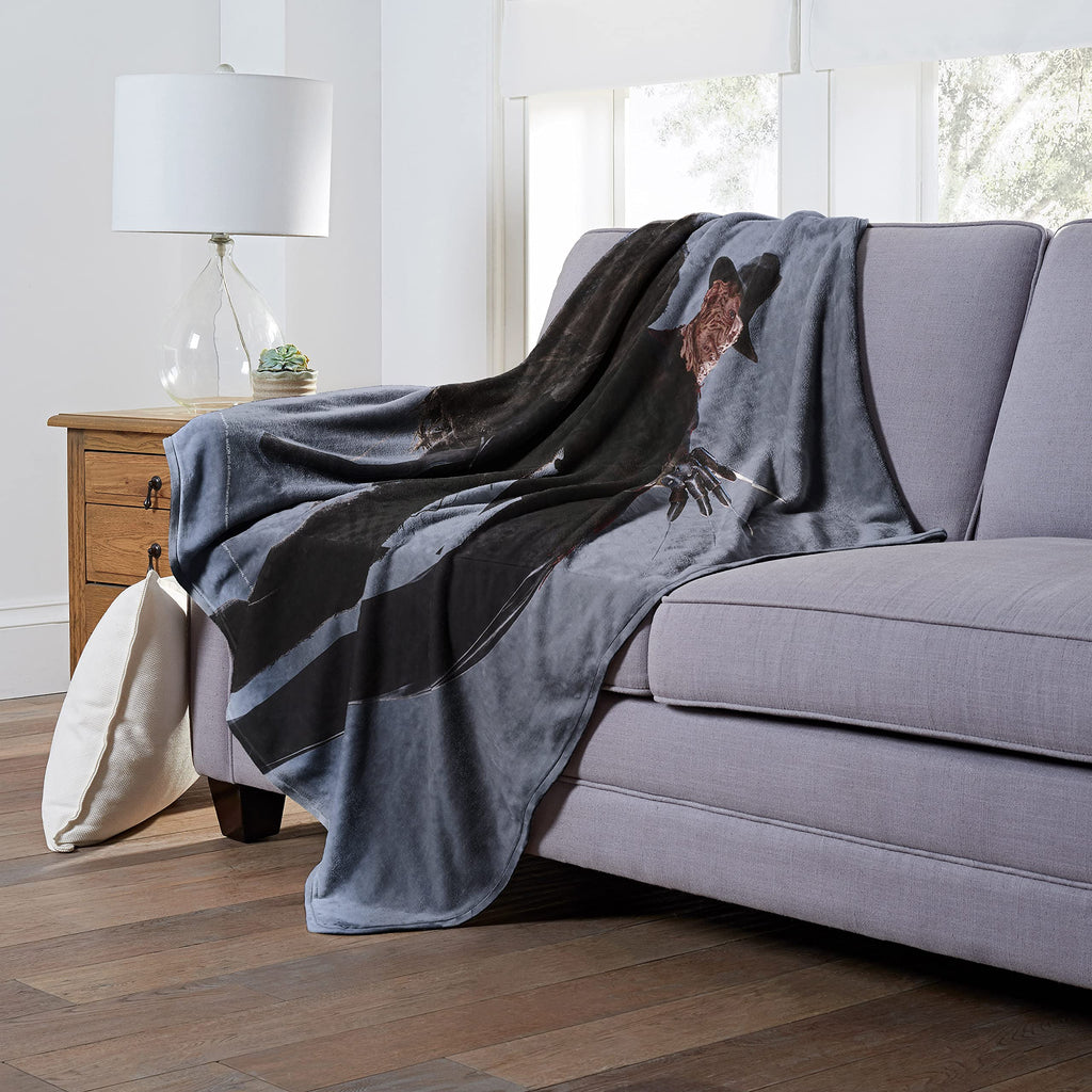 Northwest Freddy vs Jason Silk Touch Throw Blanket, 50" x 60", Back to Back