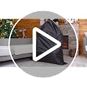 Extra Large Reusable Laundry Bag - 60 x 40 Inches Nylon Storage
