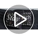 Welcome to Our Porch Black Throw Pillow Covers - Set of 4, 18x18