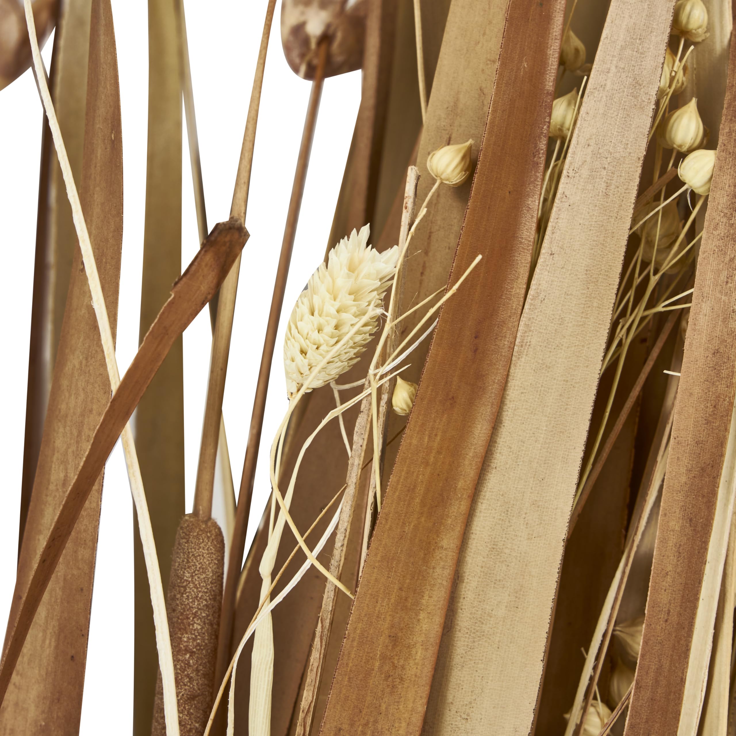Deco 79 Dried Plant Natural Foliage, 9" x 6" x 41", Brown