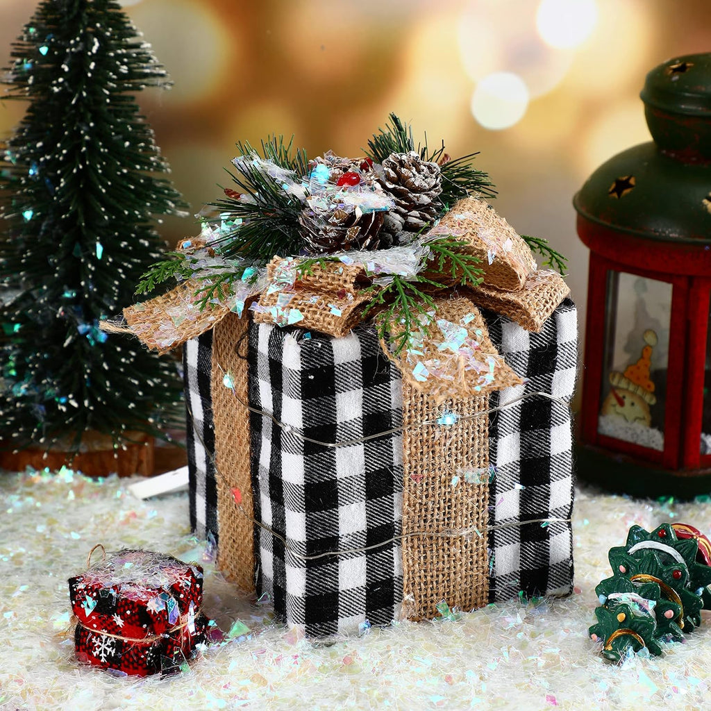 Aoriher Christmas Fake Snow | Glitter Metallic Foil Confetti Flakes for Holiday Decor