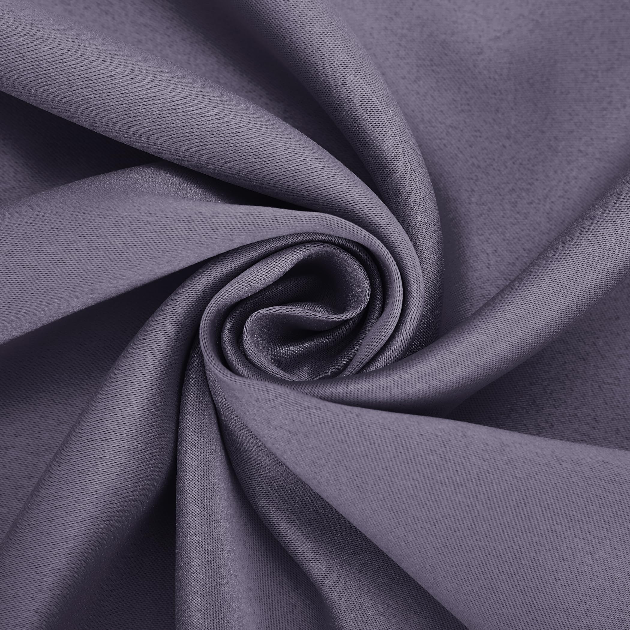 Sun Zero Barrow 2-Pack Energy Saving Grommet Curtain Panel Pair, Lavender, 54" W x 84" L (2 Panels)