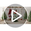 15in Ceramic Christmas Tree with Warm White Lights and Star Topper - Hand-Painted Holiday Decor