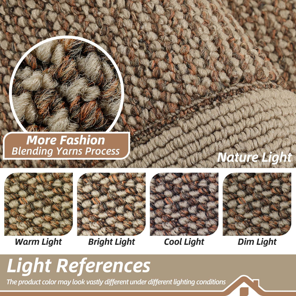 BEQHAUSE Kitchen Rugs and Mats Set of 2 Non-Slip Kitchen Mats for Floor, Absorbent and Stain Resistant Kitchen Runner, Machine Washable Rugs for Kitchen, Laundry & Sink, 24"x36"+24"x60", Taupe