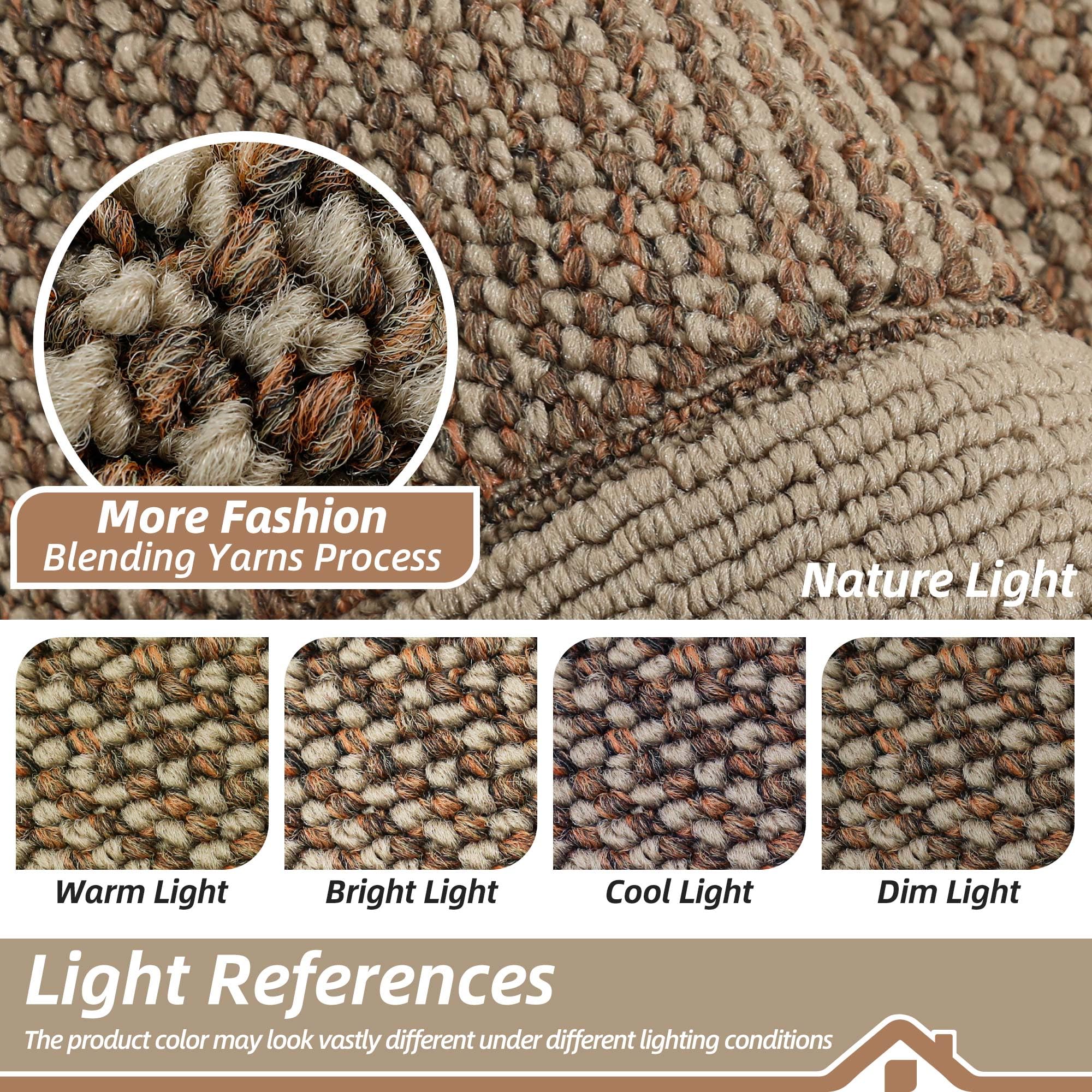 BEQHAUSE Kitchen Rugs and Mats Set of 2 Non-Slip Kitchen Mats for Floor, Absorbent and Stain Resistant Kitchen Runner, Machine Washable Rugs for Kitchen, Laundry & Sink, 20"x32"+20"x48", Taupe
