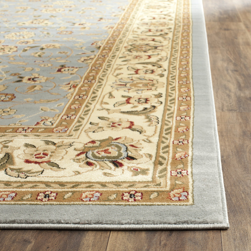 SAFAVIEH Lyndhurst Collection Accent Rug - 2'3" x 4', Light Blue & Ivory, Design, Non-Shedding & Easy Care, Ideal for High Traffic Areas in Entryway, Living Room, Bedroom (LNH312B)