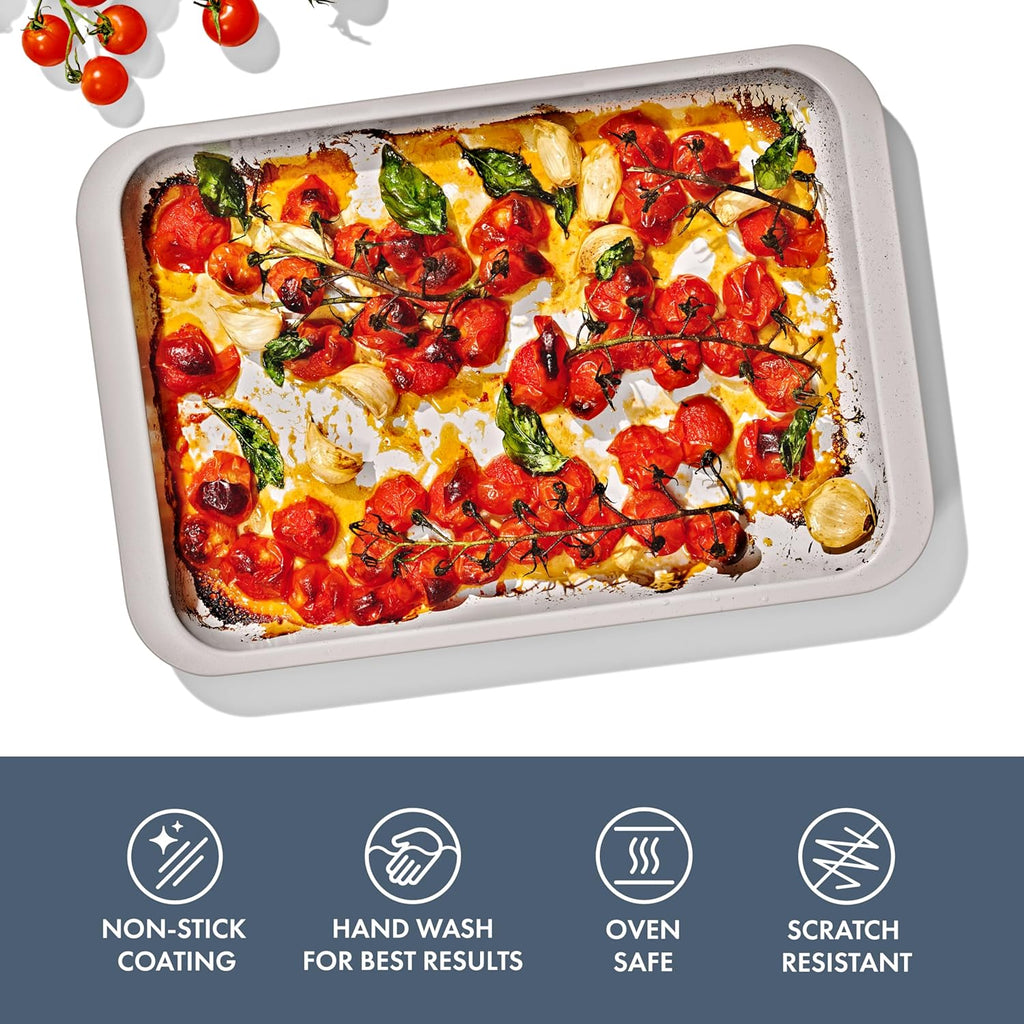 OXO Good Grips Quarter Sheet Pan - Non-Stick Pro Ceramic Coating in Storm Blue