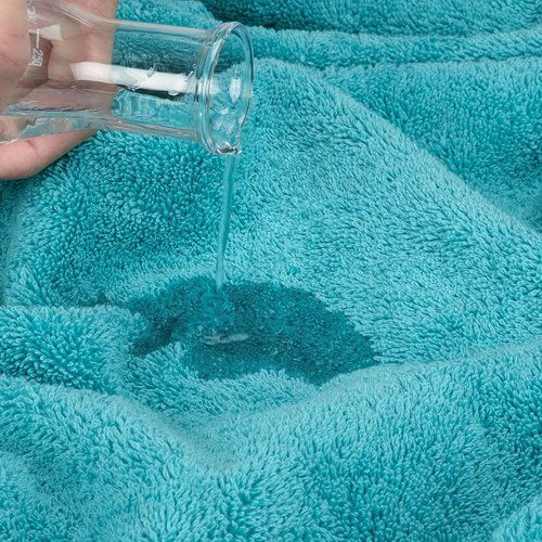 Cotton Paradise 6-Piece Towel Set - 100% Soft Absorbent Turkish Bath Towels | Aqua Blue