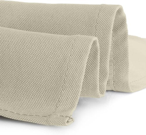 Gee Di Moda Rectangle Tablecloth - 70 x 120 Inch Ivory Heavy-Duty Washable Fabric for Events & Parties