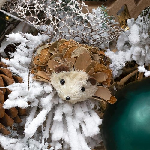 AuldHome Design Woodland Friends Figurines - Set of 3 Forest Animal Decor for Fall & Winter
