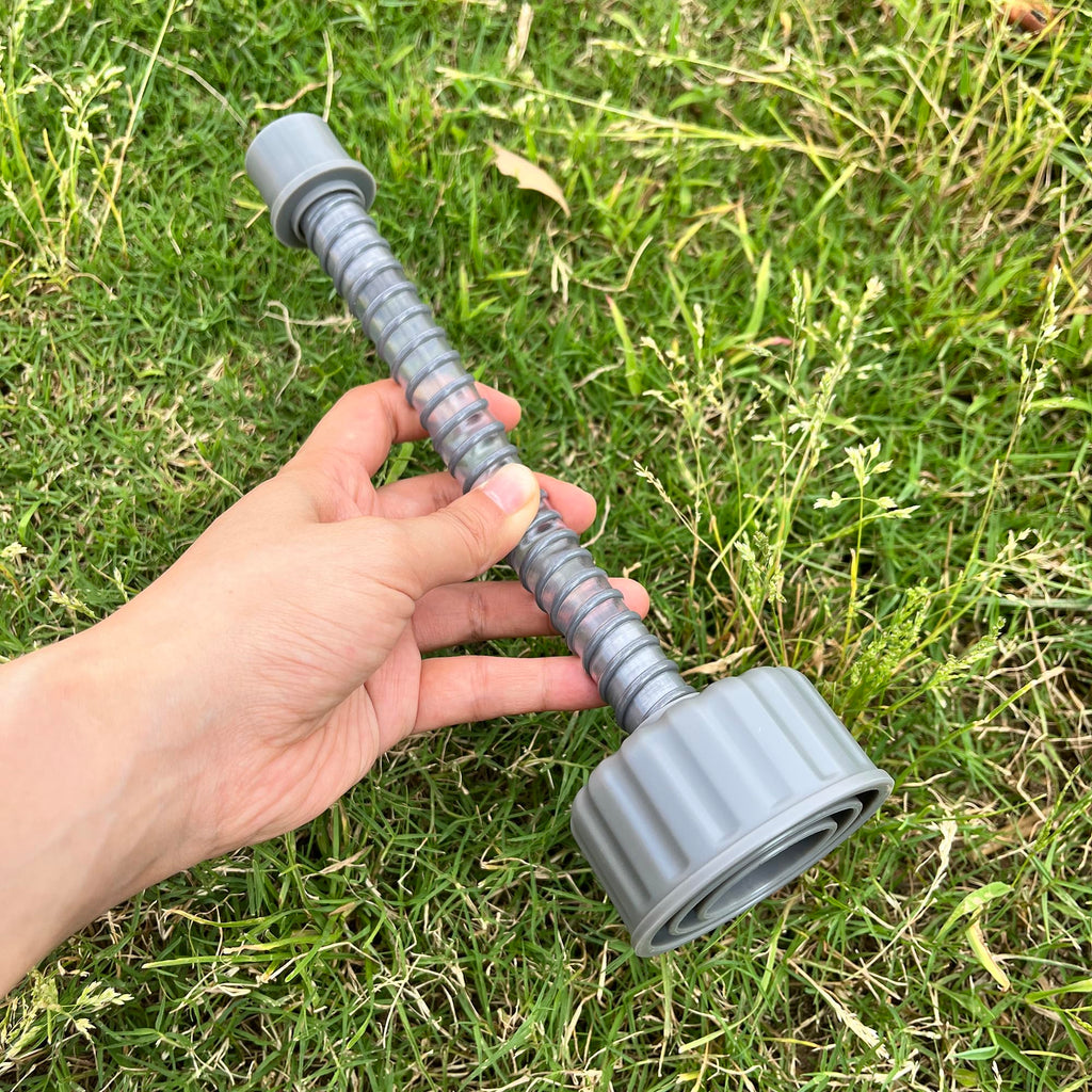 ZNTVW A/C Drain Lines Cleaner Tool in Wet Vac Attachment To Unclog And Evacuate, ABS Plastic Vacuum Hose Compatiable With Most PVC Pipe Sizes, Easy To Use, Grey