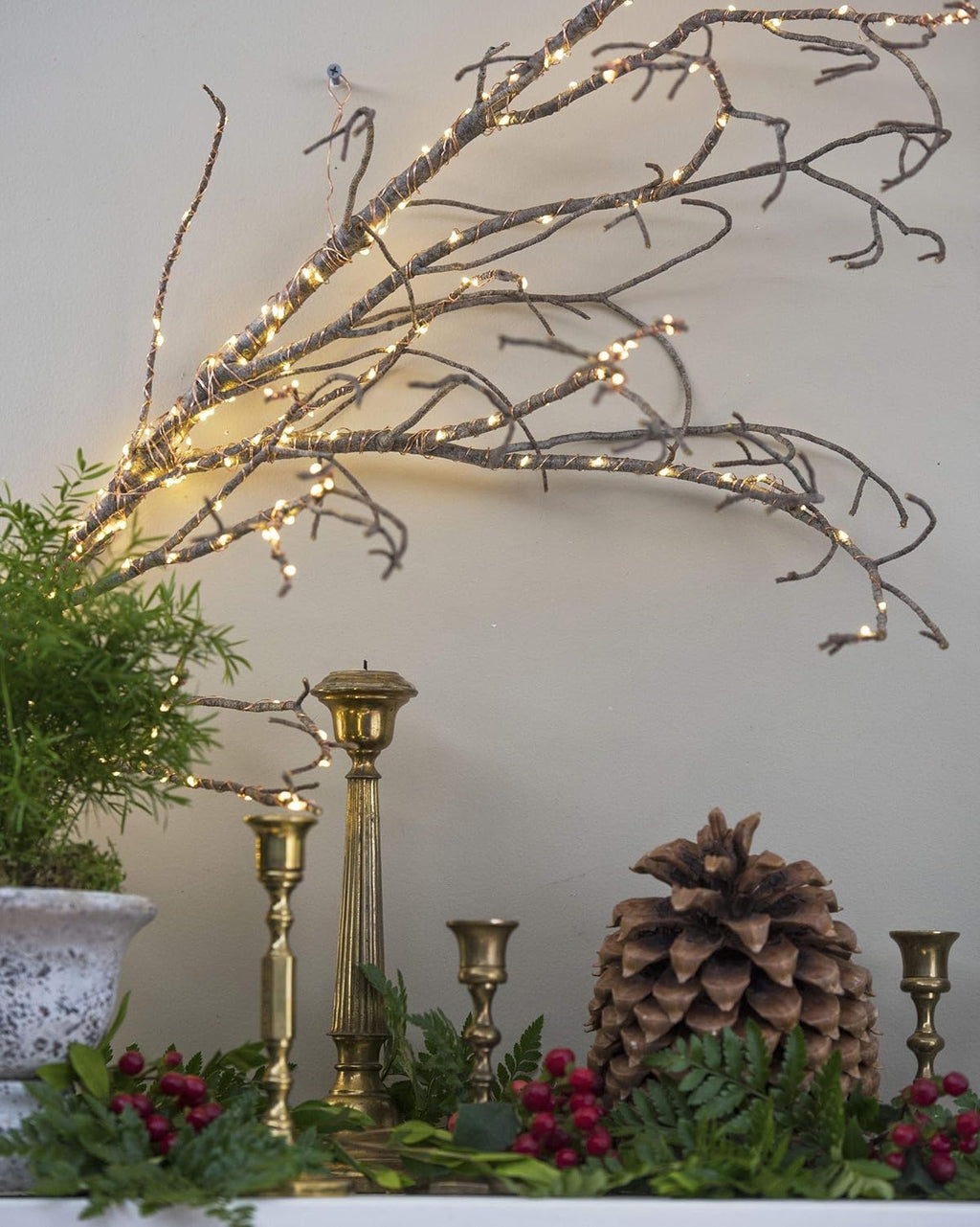 Perfectday 200 LED Copper Fairy String Lights - 66 FT Warm White Waterproof USB Powered for Indoor/Outdoor Decor