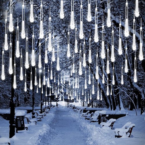 EXF Fairy Lights - 4-Pack Battery Operated with Timer | Perfect for Outdoor Christmas Decor