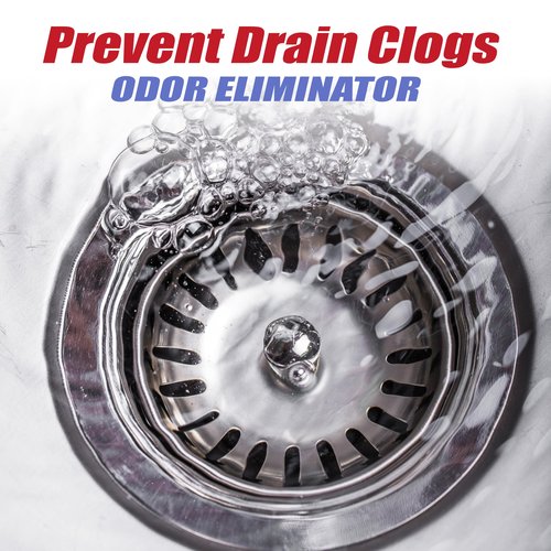 SANI 360° Sani Sticks Drain Cleaner and Deodorizer, 48 Count, Lemon Scent Enzyme Pipe Cleaners, Eliminate Odors, Prevent Clogged Drains, Safe for Sinks, Bathtub Drains, Septic Tanks