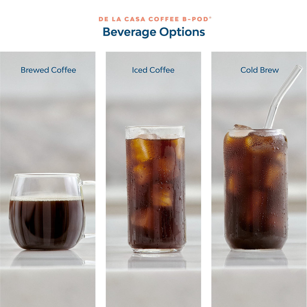 Wonderland Coffee | De La Casa Coffee B-Pods | Only Compatible with Bruvi Single-Serve Coffee Brewer | Includes 60 Pods
