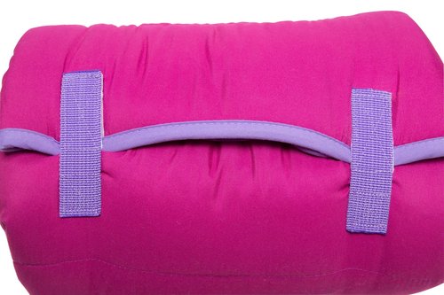 Baby Boom Funhouse Mermaid Kids Nap Mat Set – Includes Pillow and Fleece Blanket – Great for Girls Napping during Daycare or Preschool - Fits Toddlers, Pink + Purple
