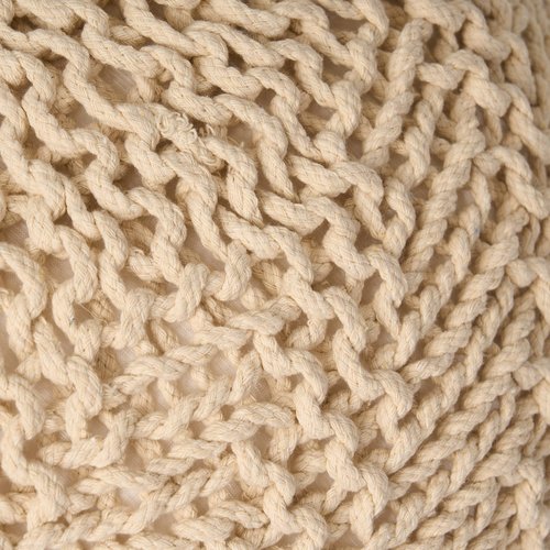 Christopher Knight Home Barwick Pouf, Ivory