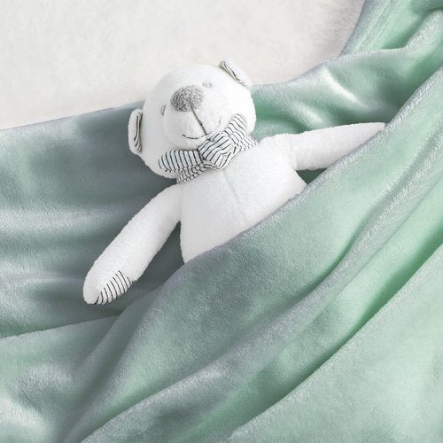 Bedsure GentleSoft Fleece Blanket - Cozy Travel Throw for Kids, 43x55 Inches, Sage Green
