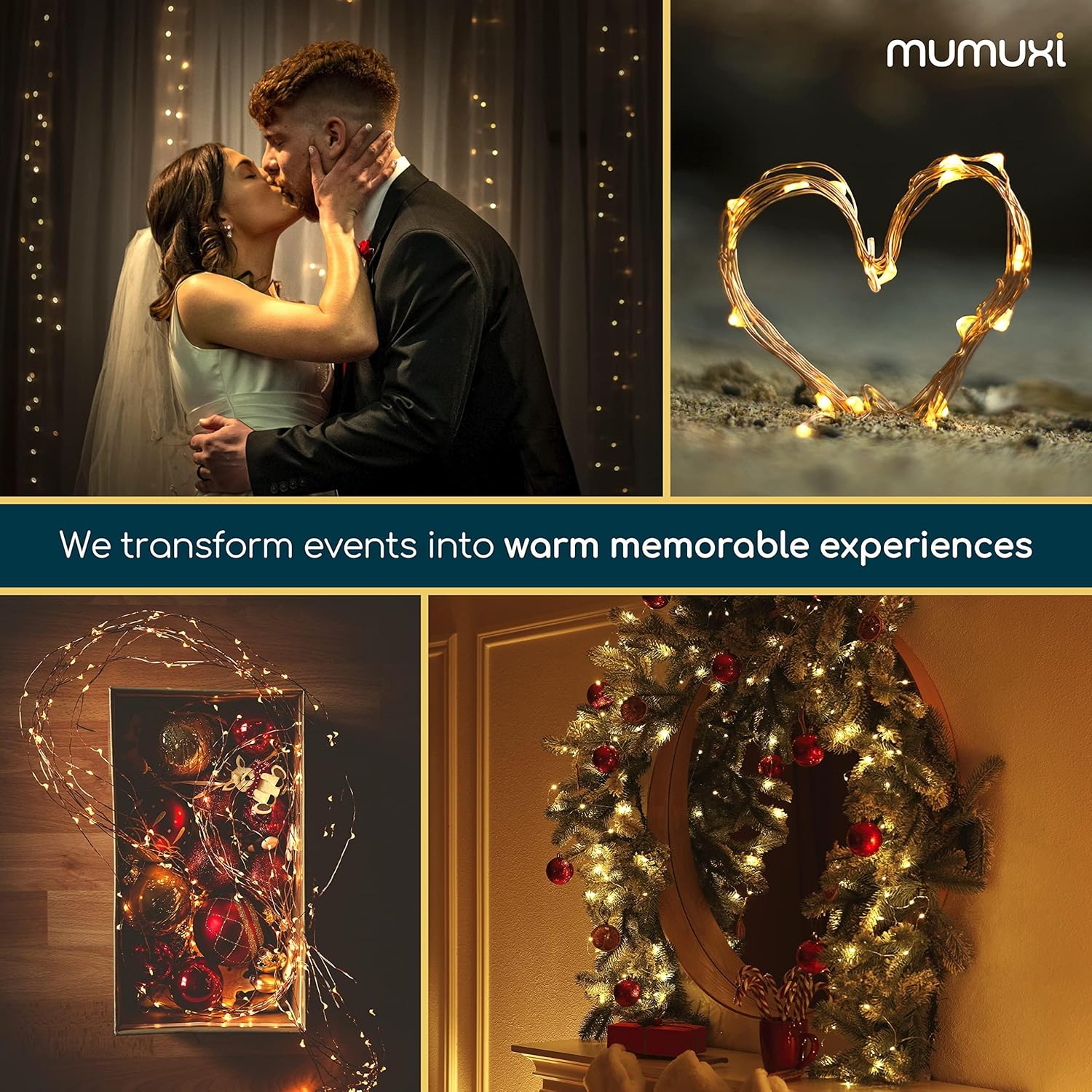 MUMUXI Fairy Lights - 12 Pack 7.2ft Battery Operated String Lights with 20 Mini LEDs | Warm White for Wedding & Home Decor
