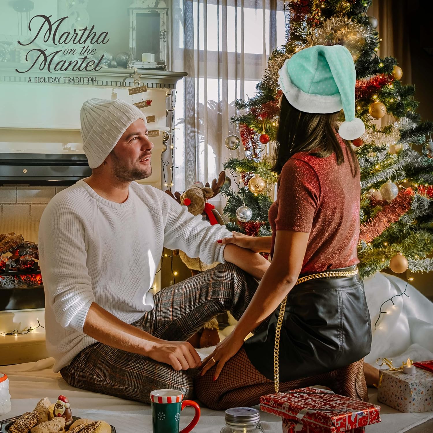 Martha Stewart Funny Santa Hat - Cool Christmas Hat for Adults | Holiday Costume Accessory