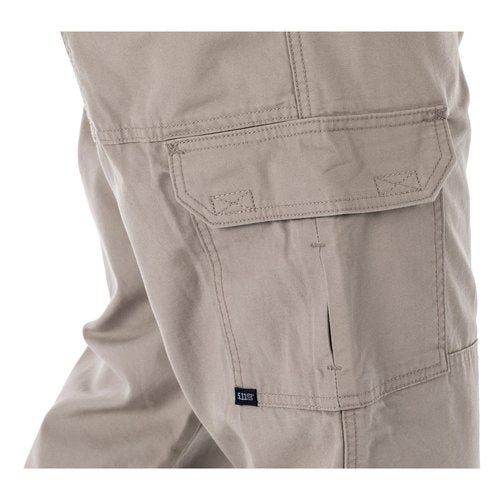5.11 Tactical Men's Active Work Pants, Superior Fit, Double Reinforced, 100% Cotton, Coyote, 30W x 36L, Style 74251