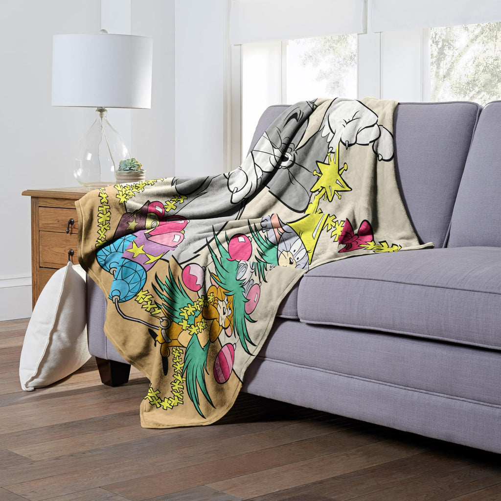 Northwest Tom & Jerry Silk Touch Throw Blanket, 50" x 60", Mouse Tree