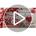 Valentine's Day Heart Throw Pillow Covers 18x18 Inch, Set of 2