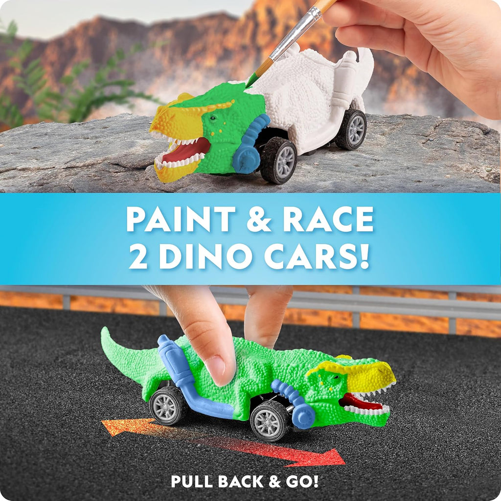 National Geographic Dinosaur Egg Activity Kit - 15+ Dino Crafts, Painting, Clay Models & Learning Guide