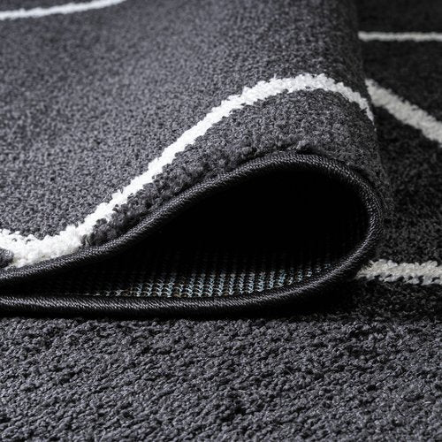 JONATHAN Y Cole Diamond Trellis Black/White Runner Rug 2x10, Modern,Contemporary,Geometric,Casual, Easy-Cleaning for Living Room,Bedroom,Kitchen,Pet Friendly,Non-Shedding (SEU102A-210)
