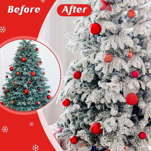 Christmas Flocking Powder - 10 lbs Self-Adhesive Snow Flock for Holiday Decor | Perfect for Trees & Crafts