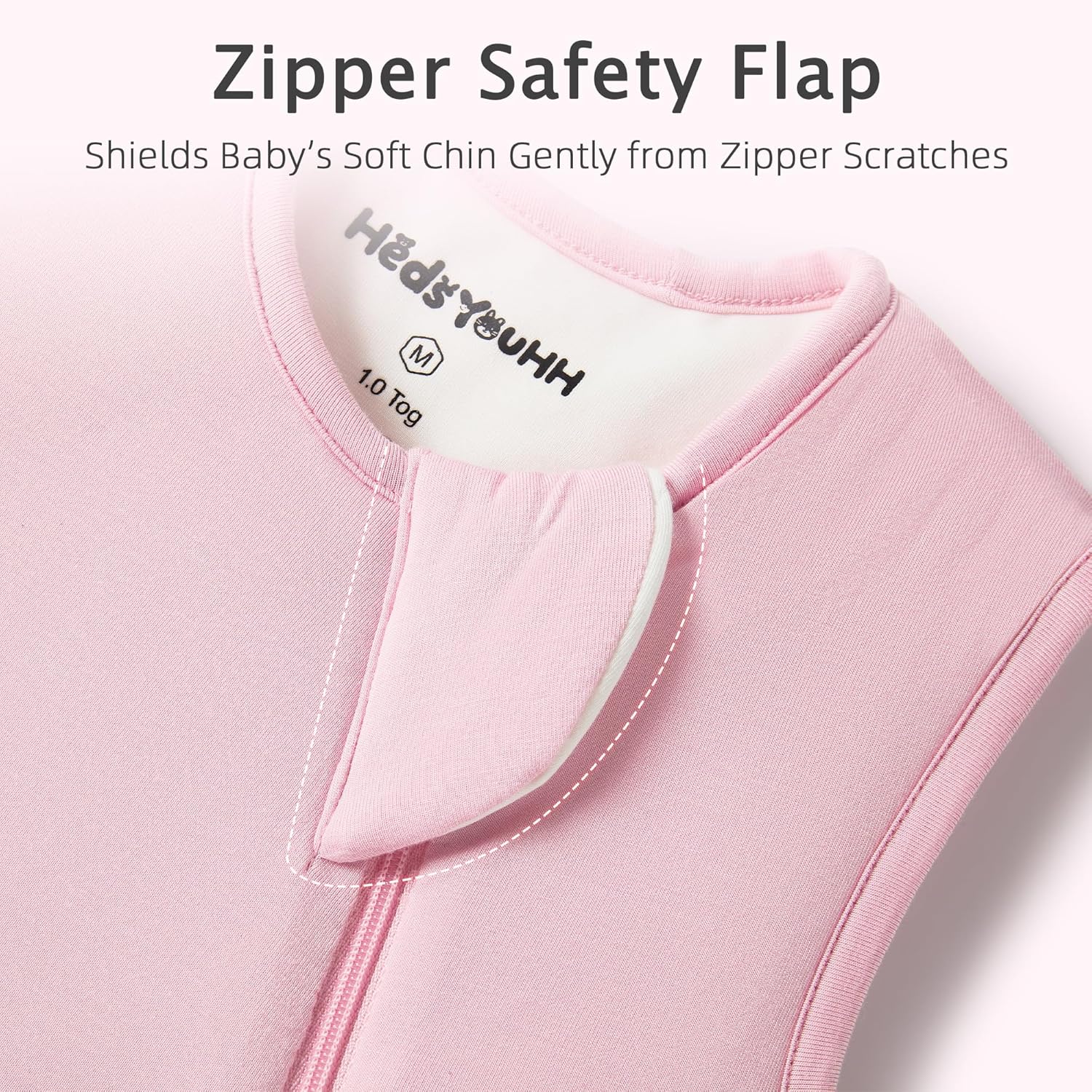 Skiennix Sleep Sack | 1.0 TOG Wearable Blanket for 6-18 Months | Lightweight Bamboo Rayon, Pink, M