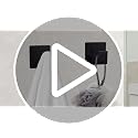Self-Adhesive Heavy-Duty Wall Hooks - Matte Black Square Organizer for Bathroom Kitchen Bedroom Office