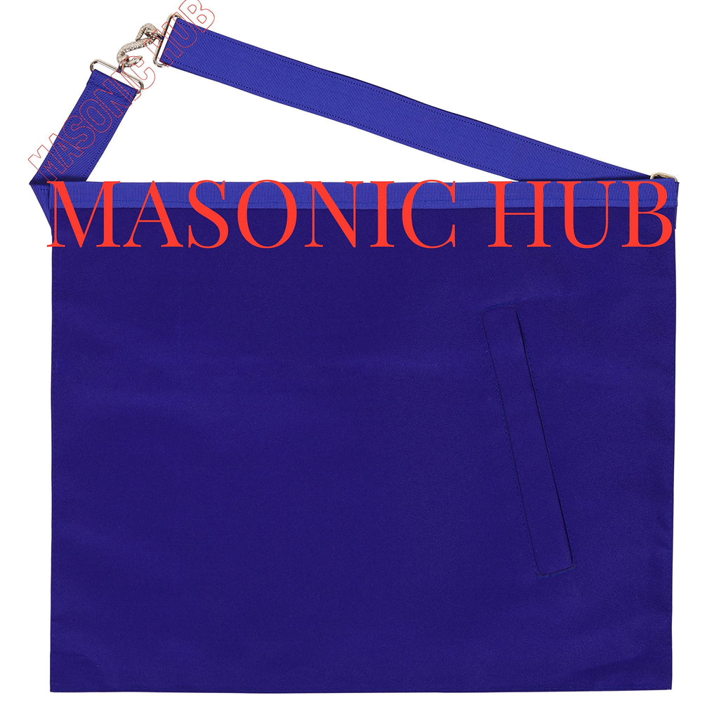 MASONIC BLUE LODGE MASTER MASON 100% LAMBSKIN APRON & WORKING TOOLS CHAIN COLLAR WITH MASTER MASON BLUE LODGE 100% LAMBSKIN GLOVE- HAND MADE