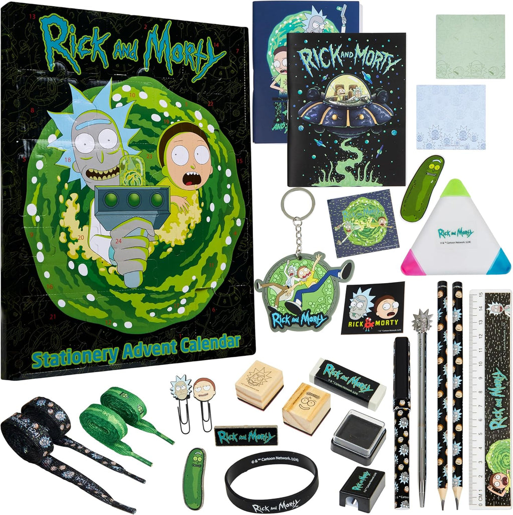 Rick and Morty Advent Calendar 2025 - Fun 24 Surprises for Men & Teens | Perfect Christmas Countdown Gift