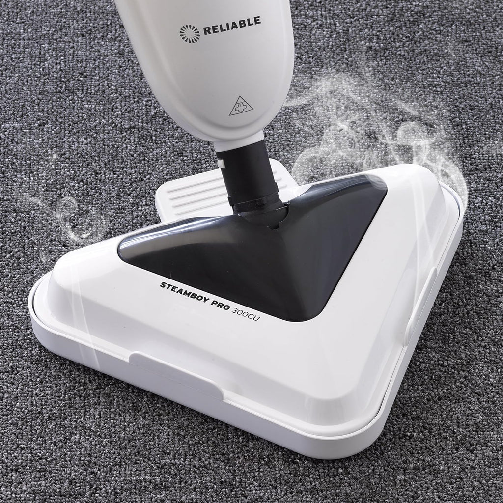 Steamboy Pro 300CU | 3-in-1 Electric Steam Mop - Versatile Floor Cleaner with 4 Microfiber Pads & Swivel Head