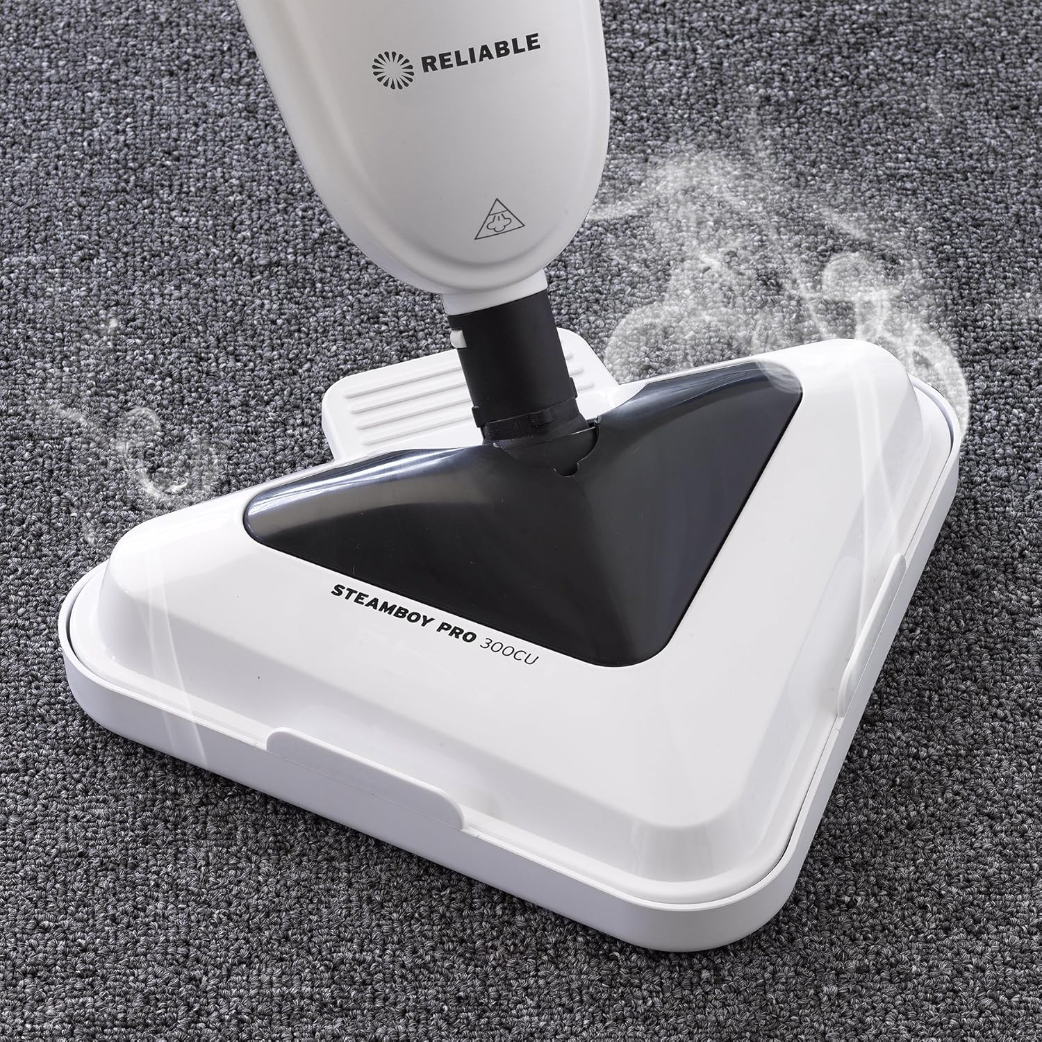 Steamboy Pro 300CU | 3-in-1 Electric Steam Mop - Versatile Floor Cleaner with 4 Microfiber Pads & Swivel Head