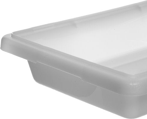 Carlisle FoodService Products Storplus Food Storage Container with Stackable Design for Catering, Buffets, Restaurants, Polyethylene (Pe), 2 Gallon, White, (Pack of 6)