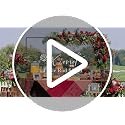 White Over Table Rod Stand with Clamp 2 Pack Adjustable Banner Support