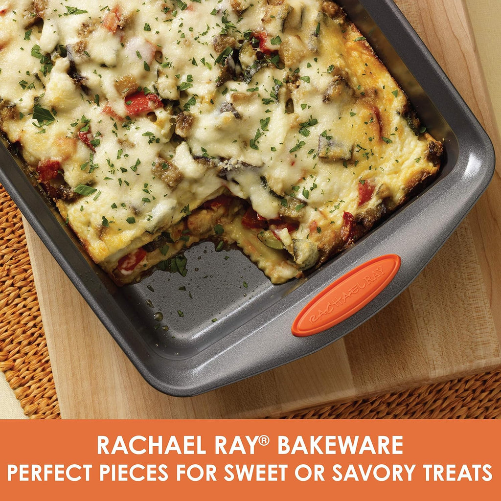 Rachael Ray Yum-O Nonstick Bakeware Cake Pan - 9" x 13" | Perfect for Easy Baking